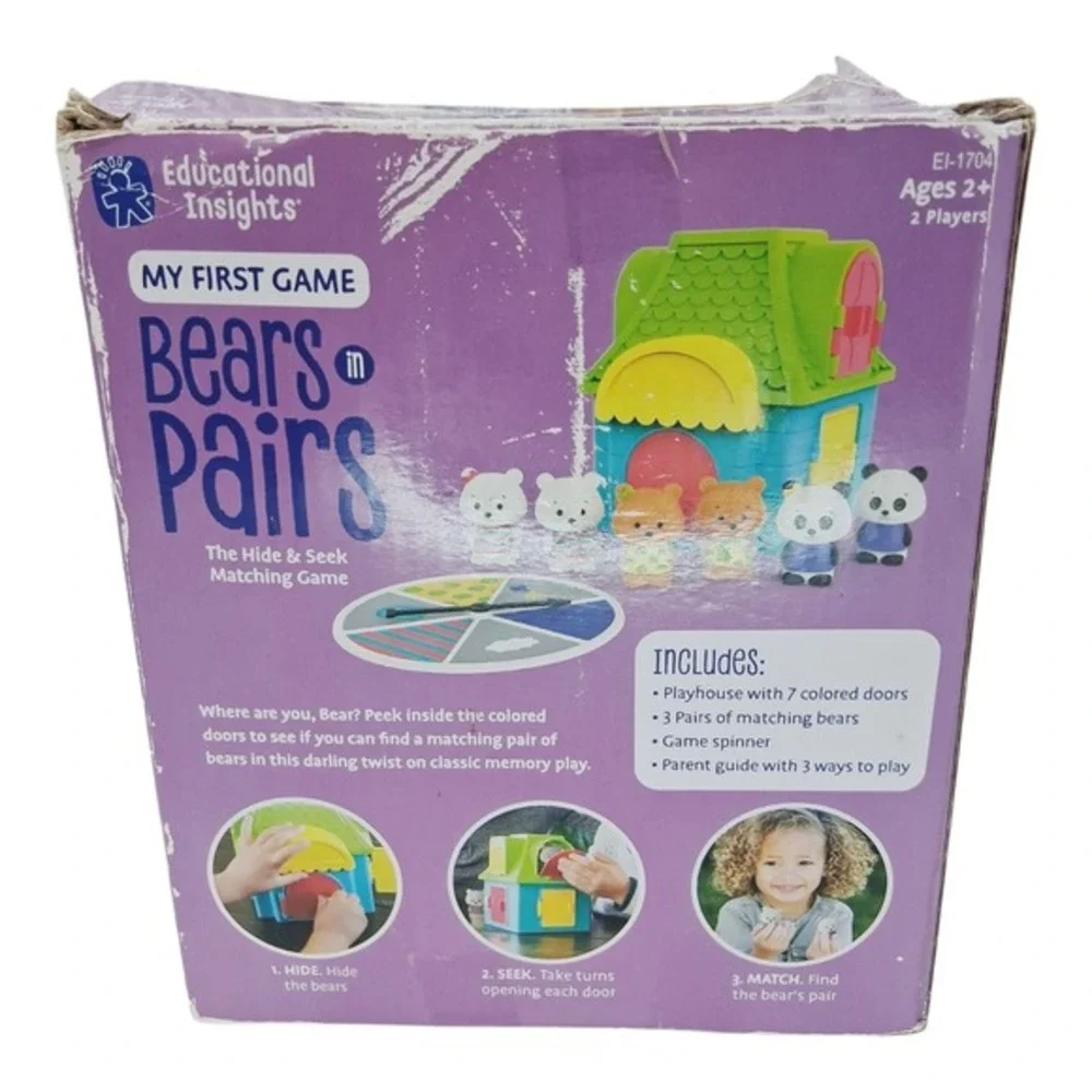 Educational Insights My‎ First Memory Game - Bears in Pairs | Engaging Learning